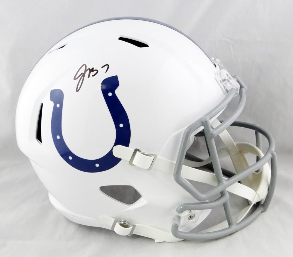 Jacoby Brissett Autographed F/S Indianapolis Colts Speed Helmet- JSA W –  The Jersey Source