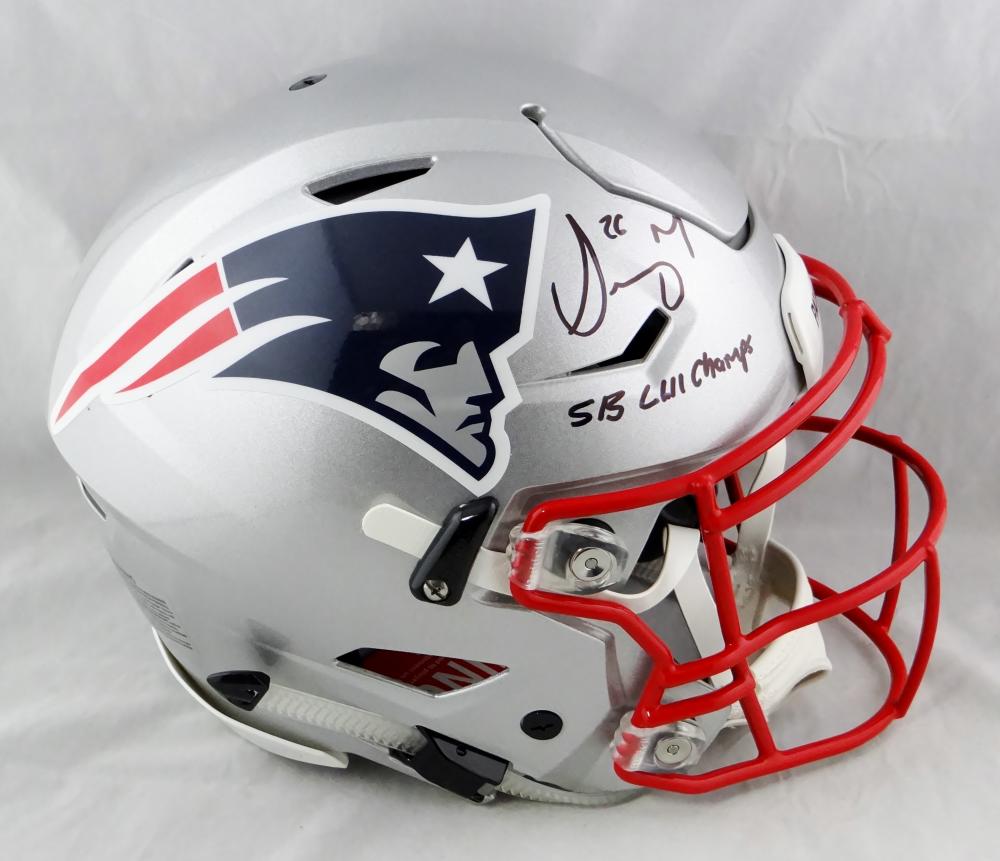 Sony Michel Signed New England Patriots Speed Flex Authentic NFL