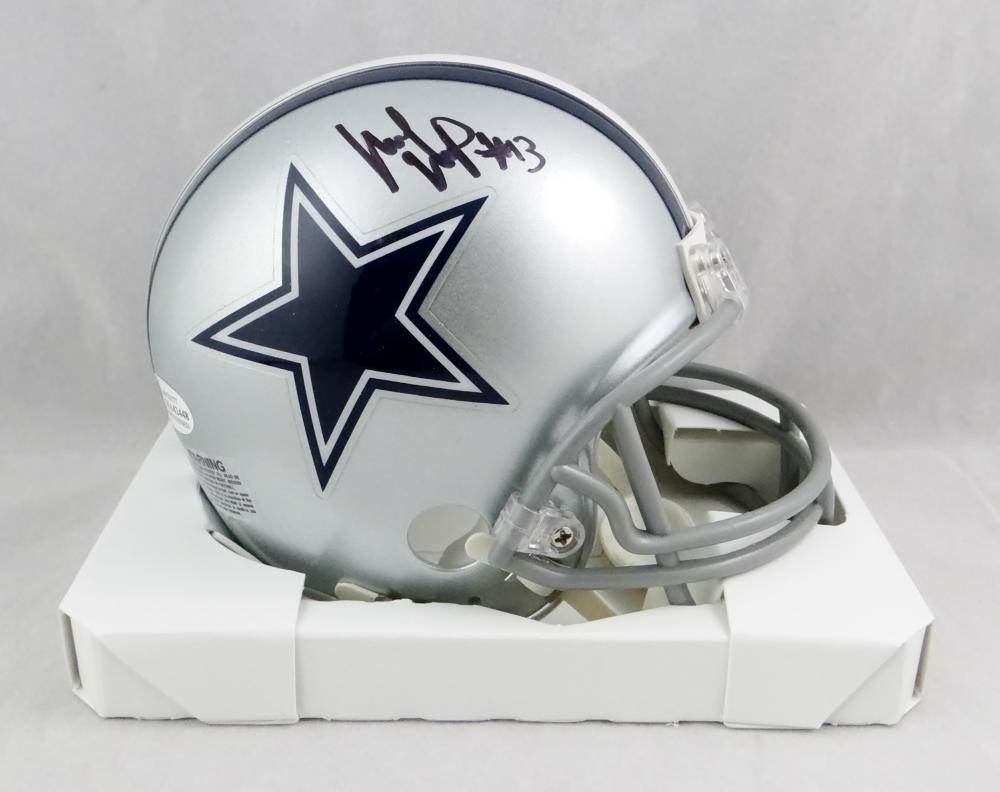 MICHAEL GALLUP SIGNED DALLAS COWBOYS MINI HELMET - NFL RIDDELL - Beckett COA