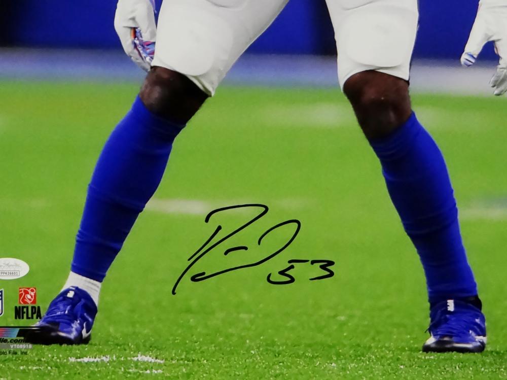 Darius Leonard Autographed Indianapolis Colts Jersey