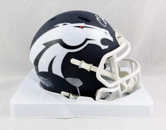 Courtland Sutton Autographed Denver Broncos AMP Speed Mini Helmet- JSA W Auth *White