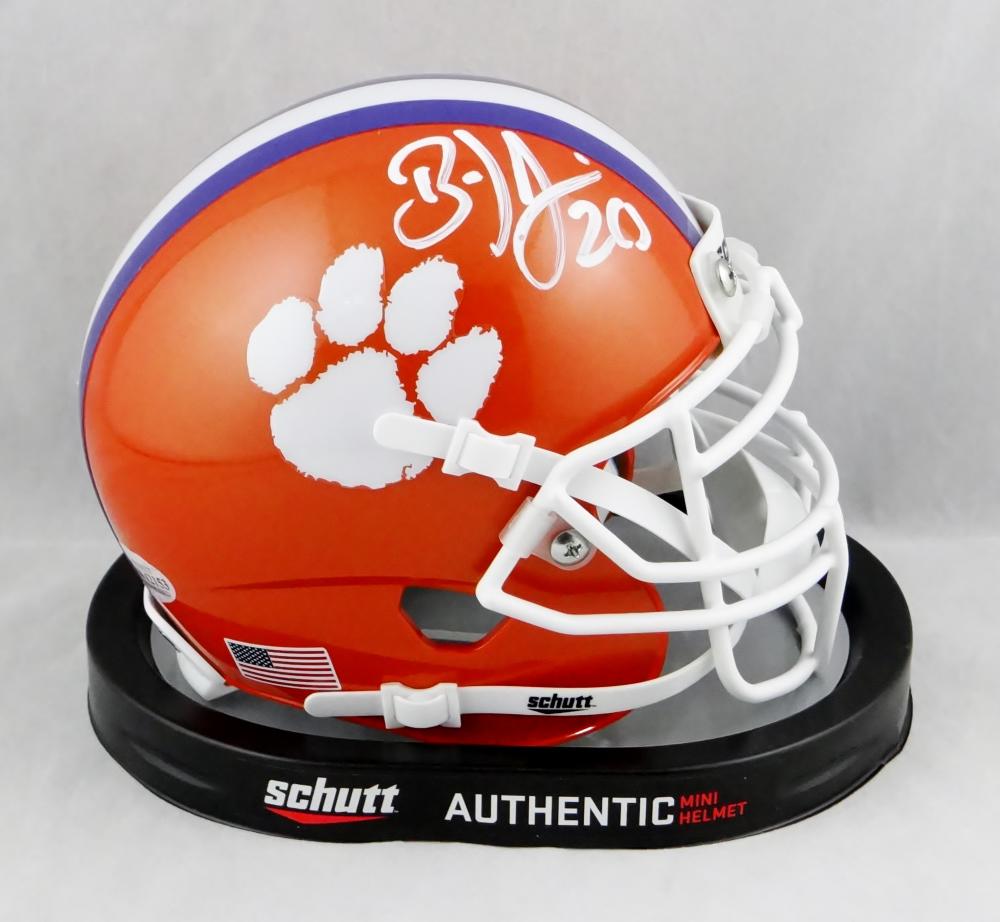 Brian Dawkins Autographed Clemson Tigers Schutt Mini Helmet- Beckett A –  The Jersey Source