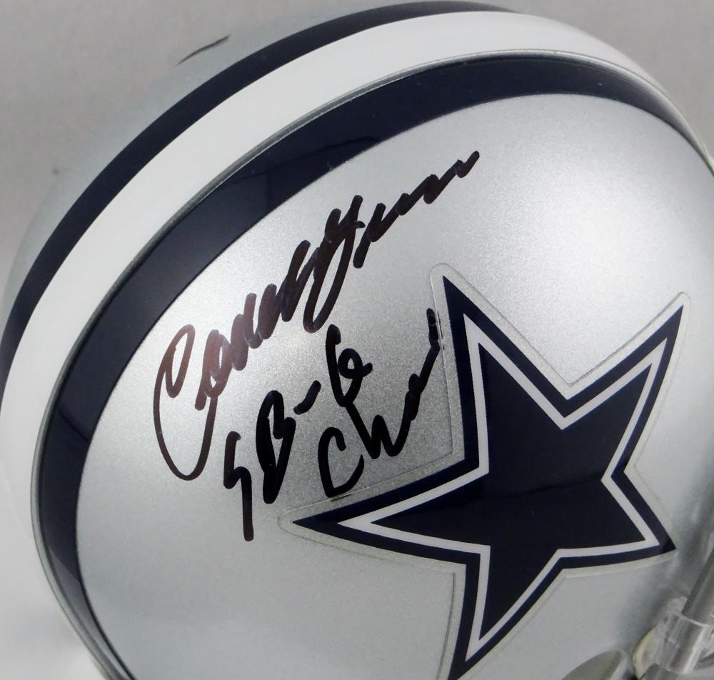 Cornell Green Autographed Dallas Cowboys Mini Helmet w/SB Champs