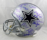 22 Signature Autographed Dallas Cowboys Full Size Helmet - JSA W Auth *Blue