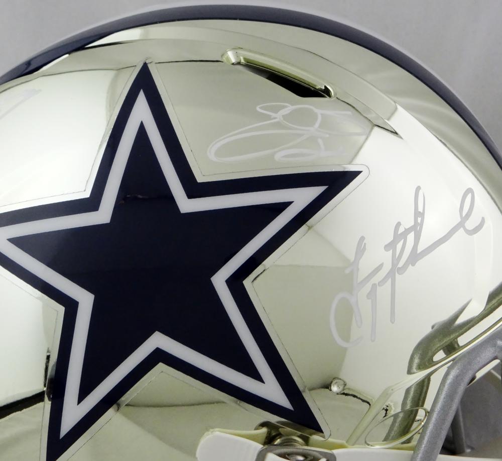 Irvin, Smith, Aikman Signed Dallas Cowboys F/S Chrome Authentic