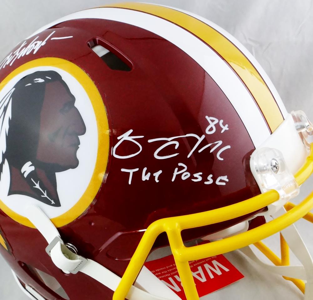 Washington Redskins Posse Signed Full Size Helmet Art M