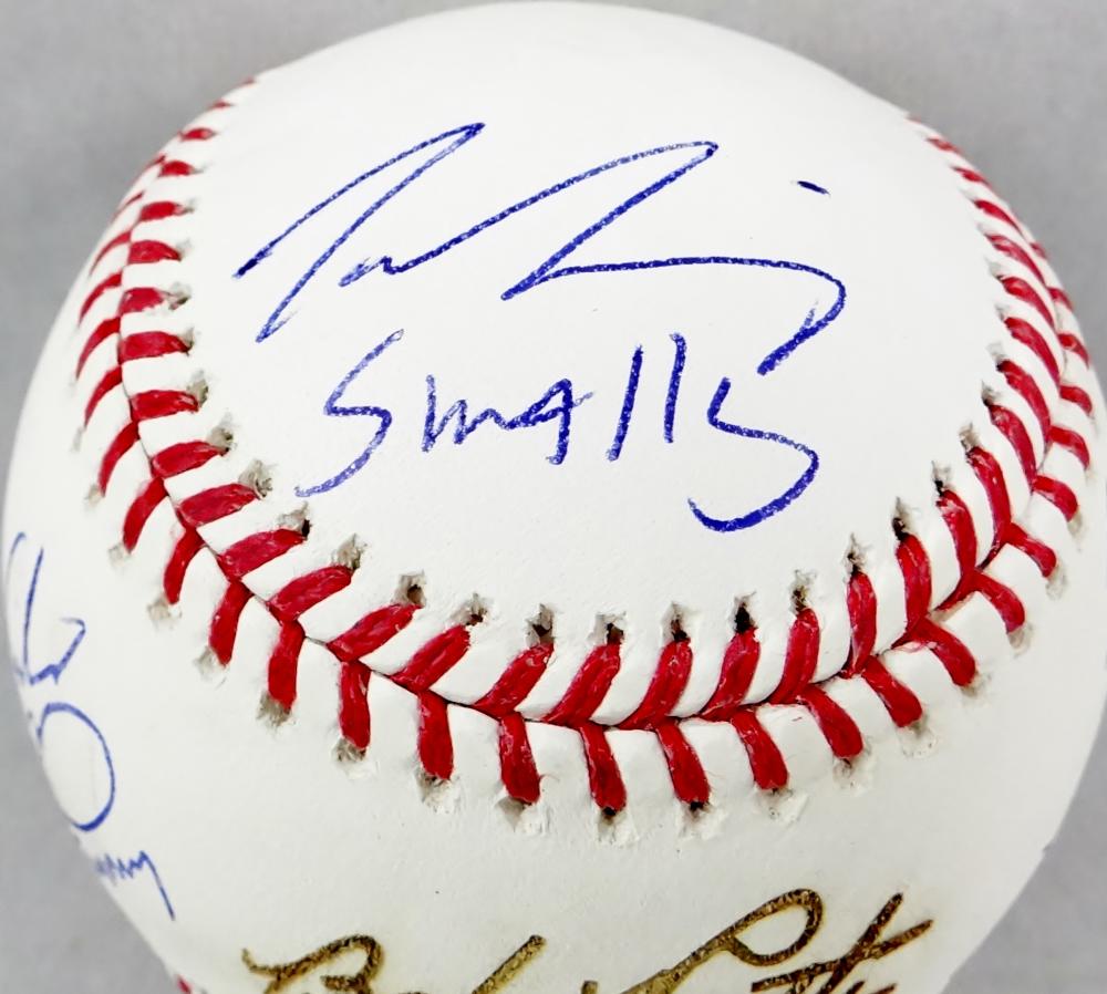 The Sandlot Autographed Baseball w/ Babe Ruth Embossed and 6 Actor Sigs -  Beckett Auth