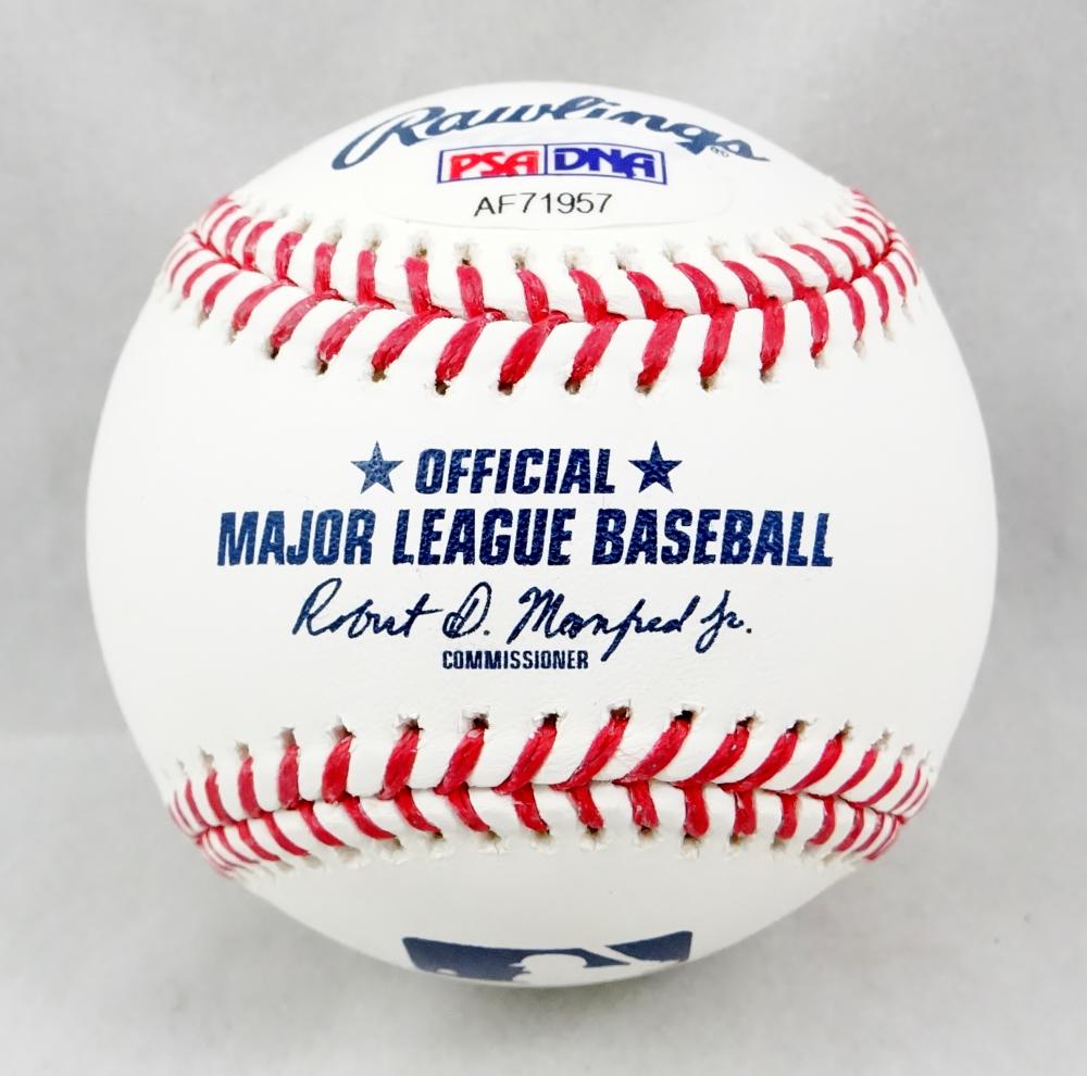 Jose Altuve Autographed Rawlings OML Baseball - Beckett Auth – The Jersey  Source