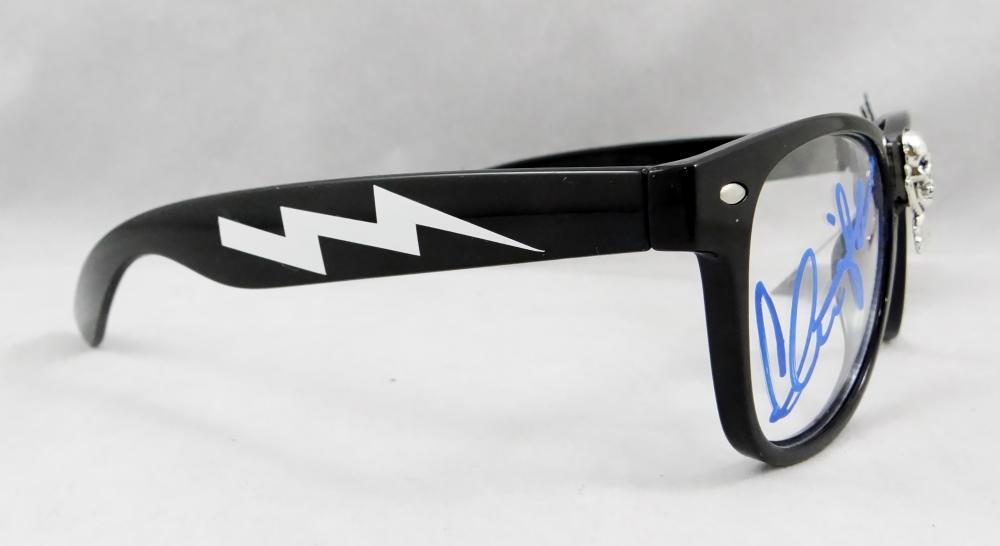 Charlie Sheen Autographed Skull & Bones Glasses - Beckett Auth *Blue – The  Jersey Source