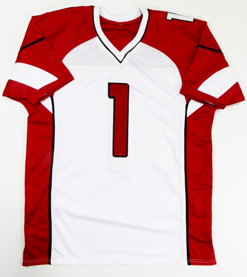 Kyler Murray Autographed Red Pro Style Jersey- Beckett W Black at