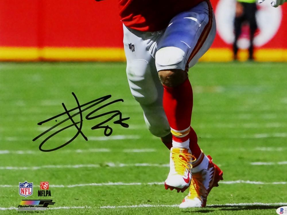 Travis Kelce Autographed Signed Kansas City Chiefs 16X20 Running