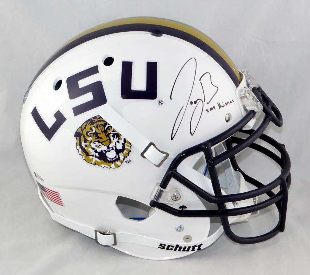 Joe Burrow Signed LSU Tigers Chrome Speed Mini-Helmet (PSA COA