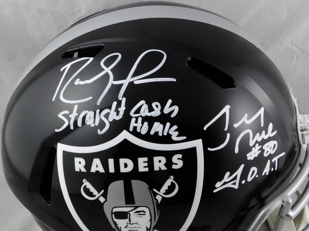 Randy Moss Autographed Raiders Jersey