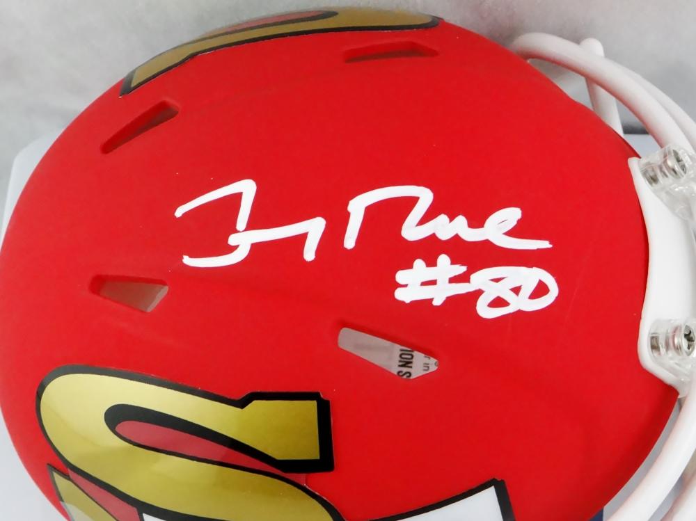 Jerry Rice Autographed San Francisco 49ers AMP Mini Helmet