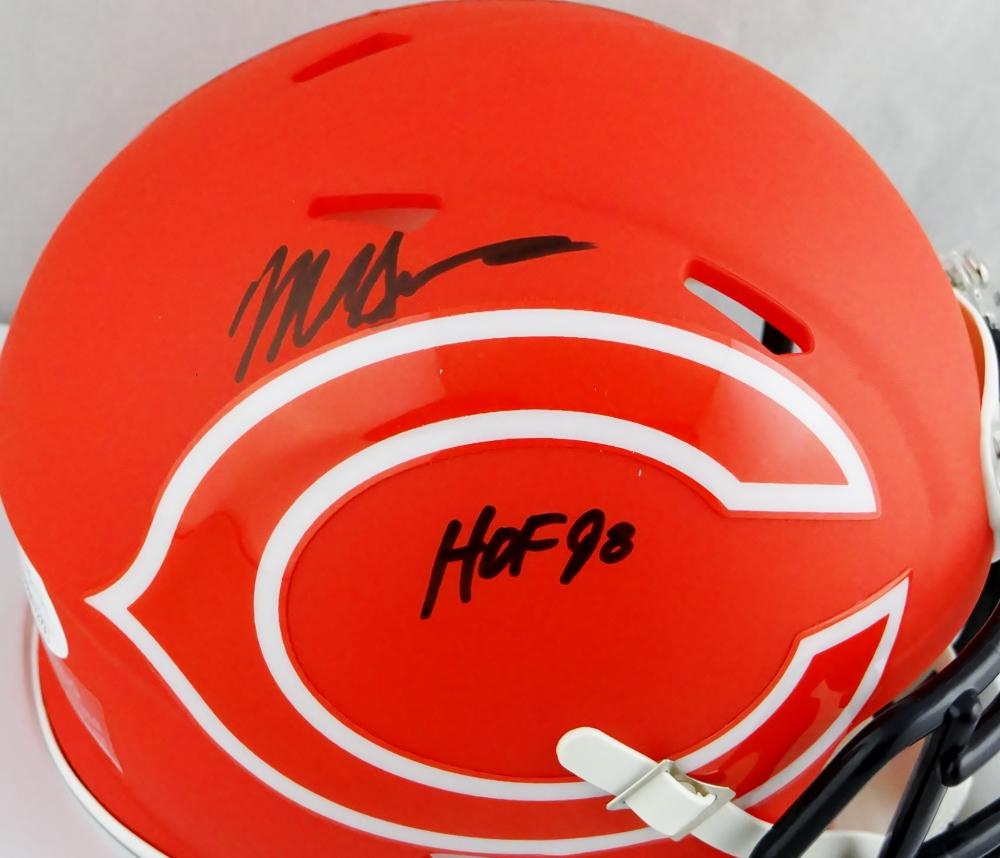 Mike Singletary Autographed Chicago Bears Eclipse Mini Helmet –