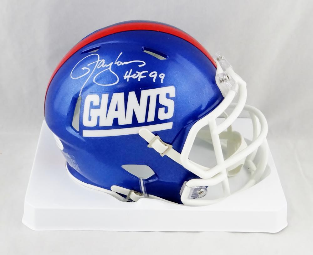 Lawrence Taylor Autographed NY Giants Color Rush Mini Helmet w/HOF - J –  The Jersey Source