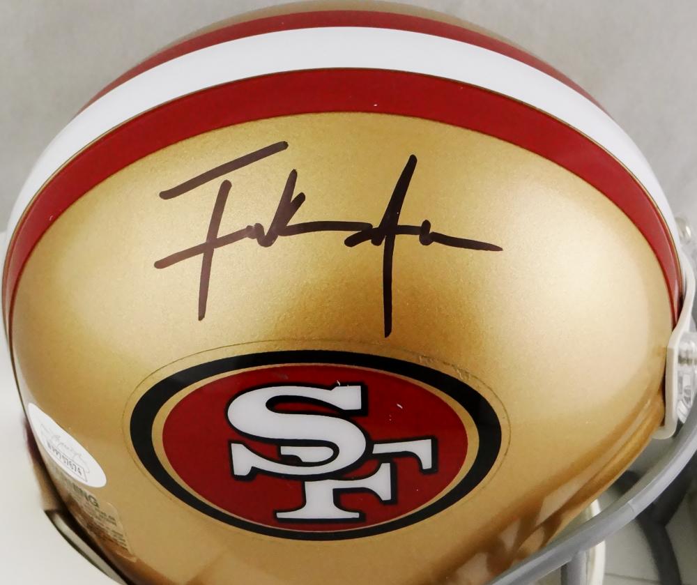 Frank Gore Autographed San Francisco 49ers Logo Football - JSA W Auth – The  Jersey Source