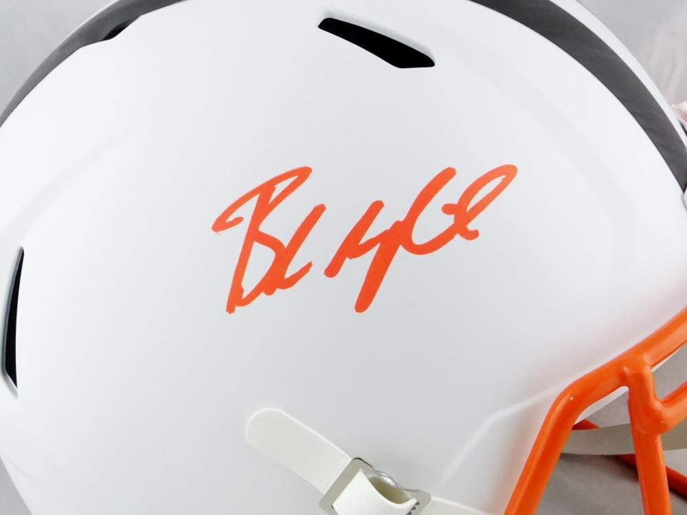 Baker Mayfield Autographed Browns Lunar F/S Authentic Helmet