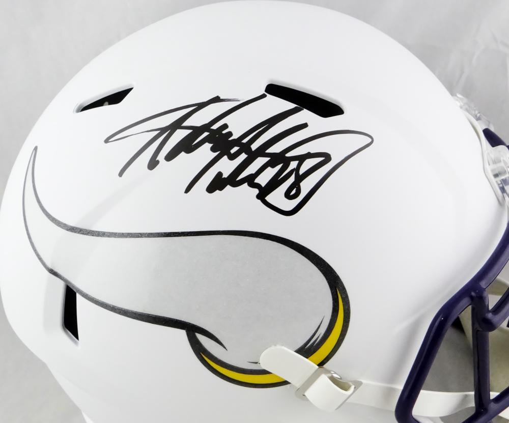 : Minnesota Vikings Helmet Shadowbox w/Adrian Peterson