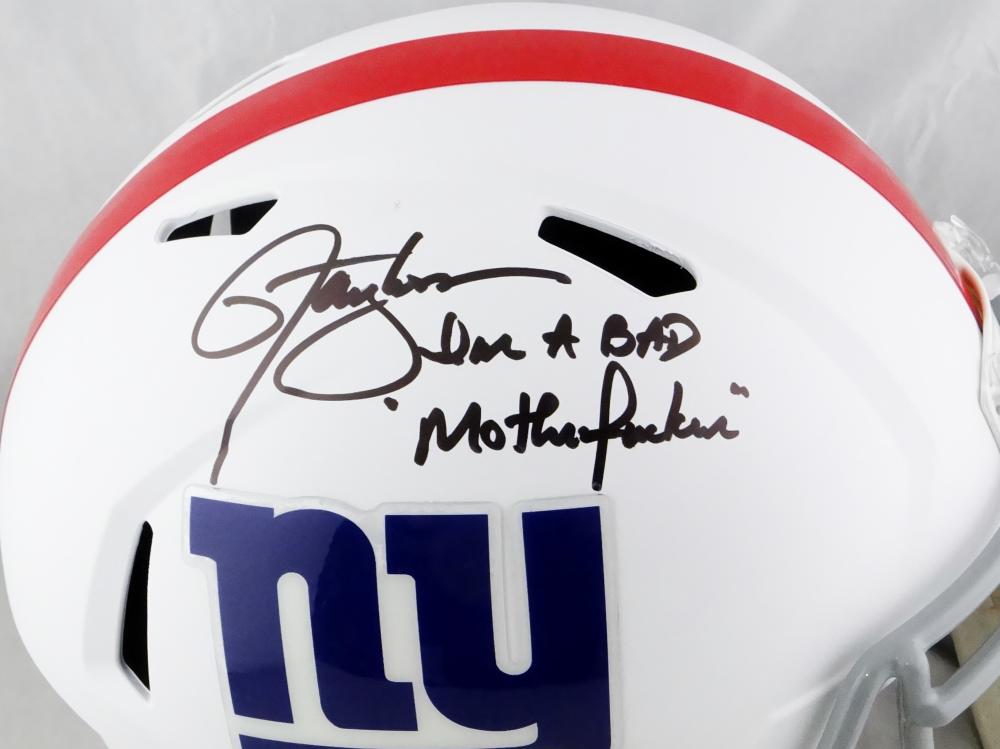 Lawrence Taylor New York Giants Autographed Riddell Flat White