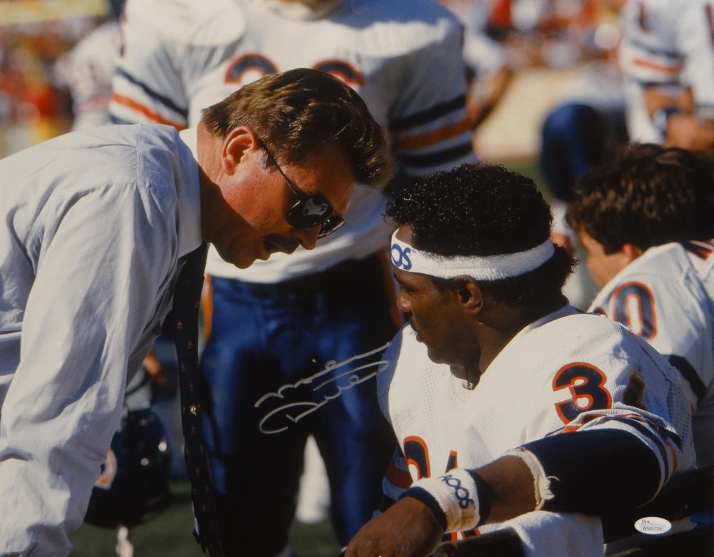 Mike Ditka Autographed Chicago Bears 16x20 With Walter Payton Photo- J –  The Jersey Source