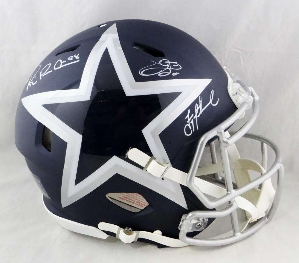 Michael Irvin Signed Cowboys F/S Flash Speed Authentic Helmet