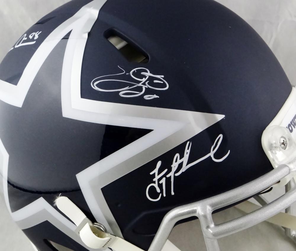 Troy Aikman Autographed Dallas Cowboys Flash Blue Full Size