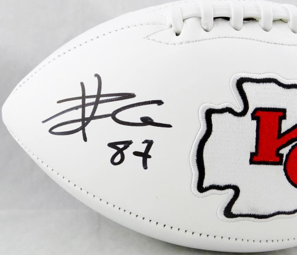 Travis Kelce Signed Autographed Kansas City Chiefs Football