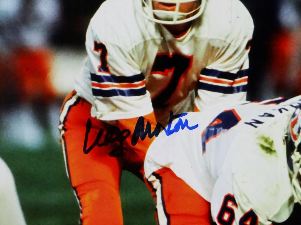 Craig Morton Autographed Broncos 8x10 Taking Snap Photo- The Jersey Source  Auth