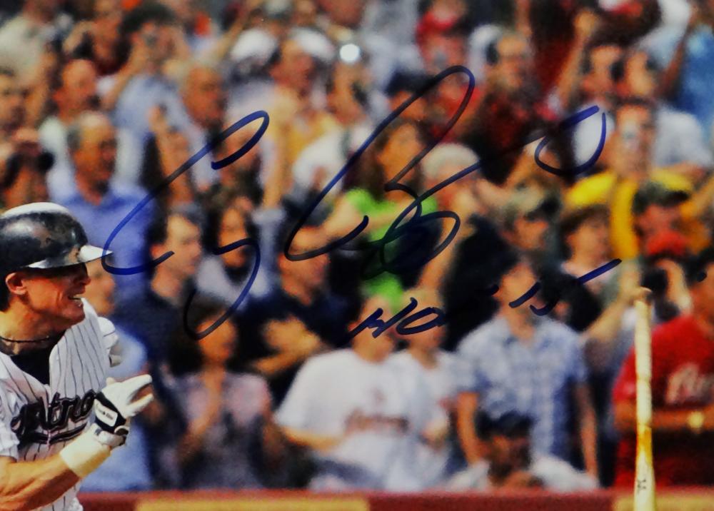 Signed, laminated Craig Biggio 3,000 hit picture : r/Astros