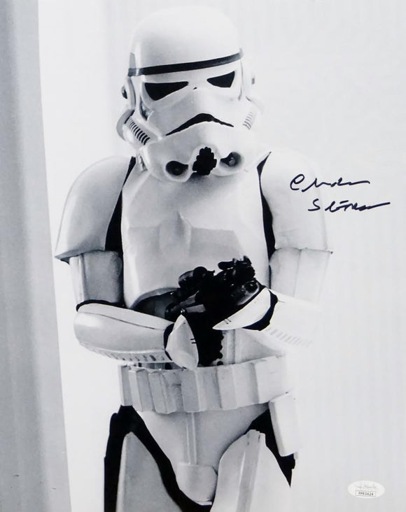 Chris Bunn Autographed 11x14 Photo From Movie w/ Stormtrooper - JSA Auth *Black