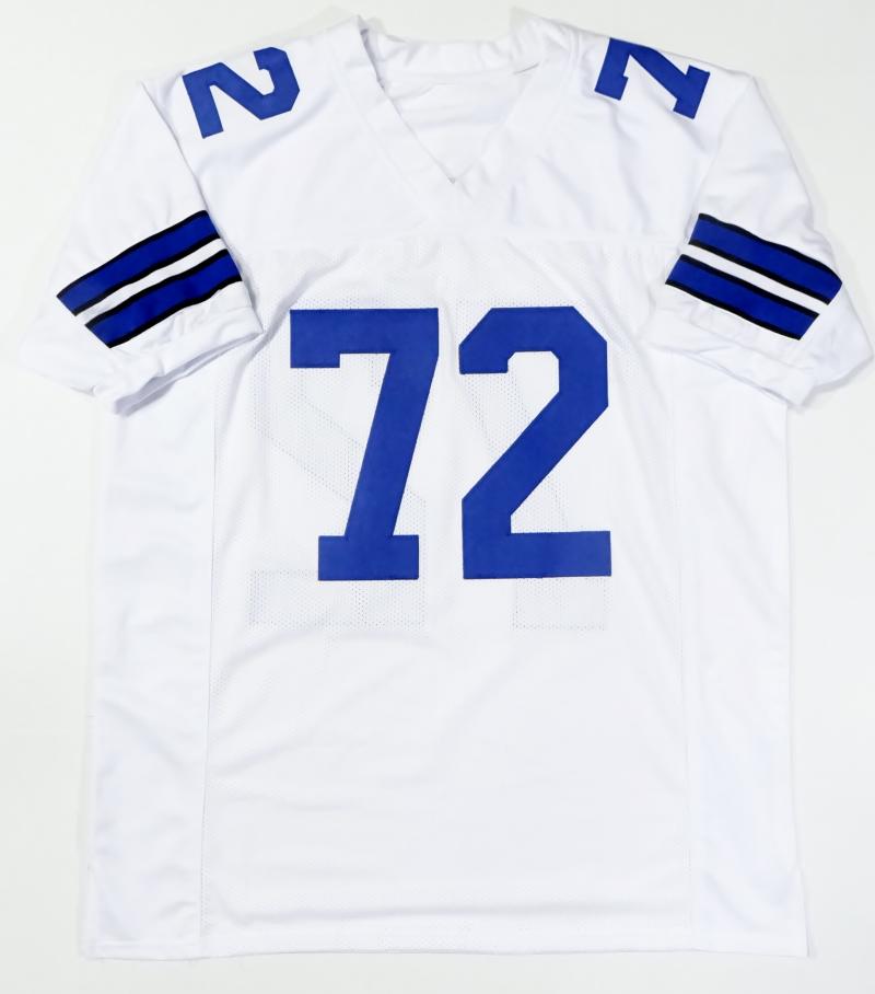 Ed 'Too Tall' Jones Autographed White Pro Style Jersey - Beckett Auth – The  Jersey Source