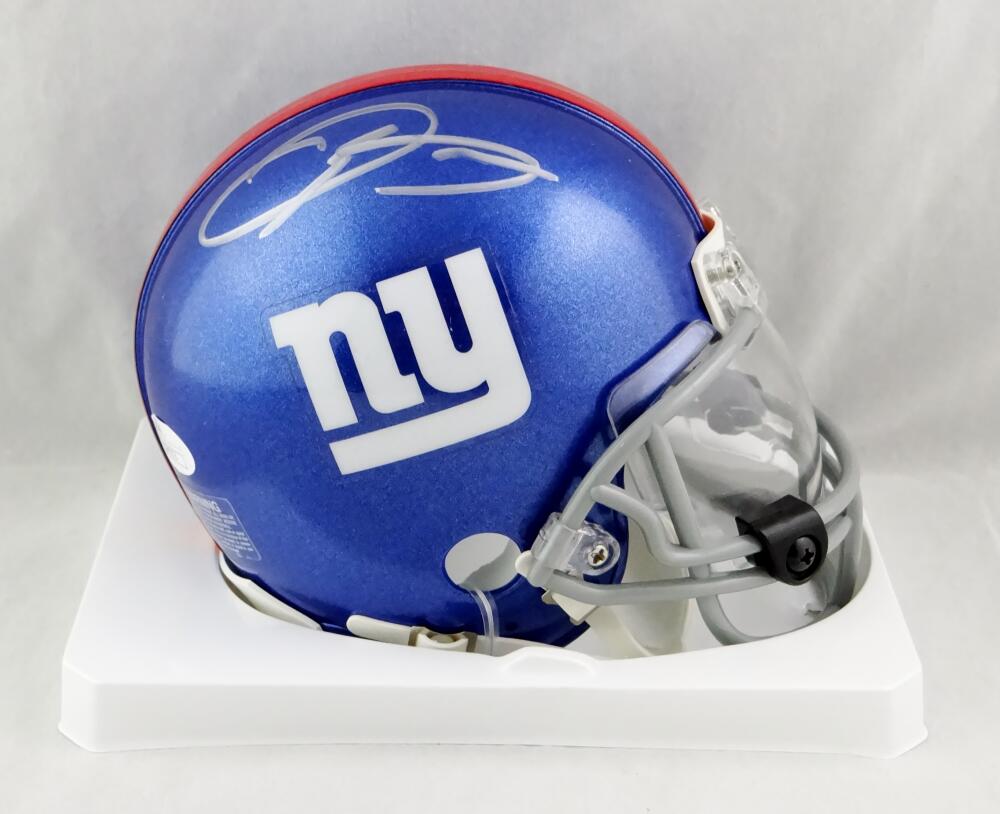 Odell Beckham Jr Signed NY Giants Mini Helmet Autograph JSA Witness COA  CATCH - Cardboard Memories