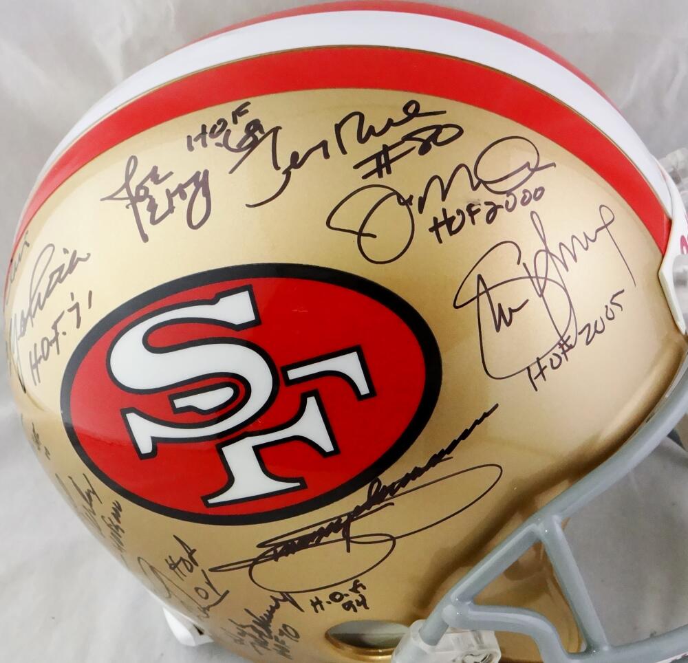 Roger Craig Autographed San Francisco 49ers Eclipse Mini Helmet- Becke –  The Jersey Source