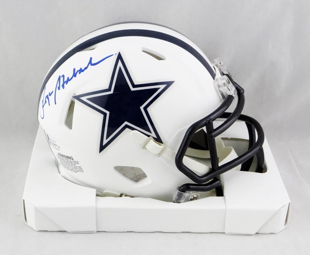 Roger Staubach Autographed Dallas Cowboys Helmet w/ Beckett