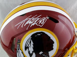 Adrian Peterson Autographed Washington Redskins F/S Speed Authentic Helmet - Beckett Auth *White