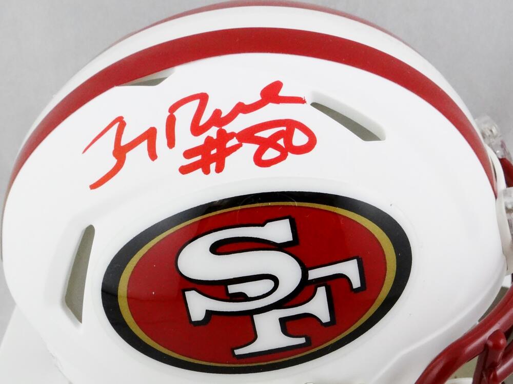 Jerry Rice Signed Autographed San Francisco 49ers Riddell Mini Helmet  Beckett