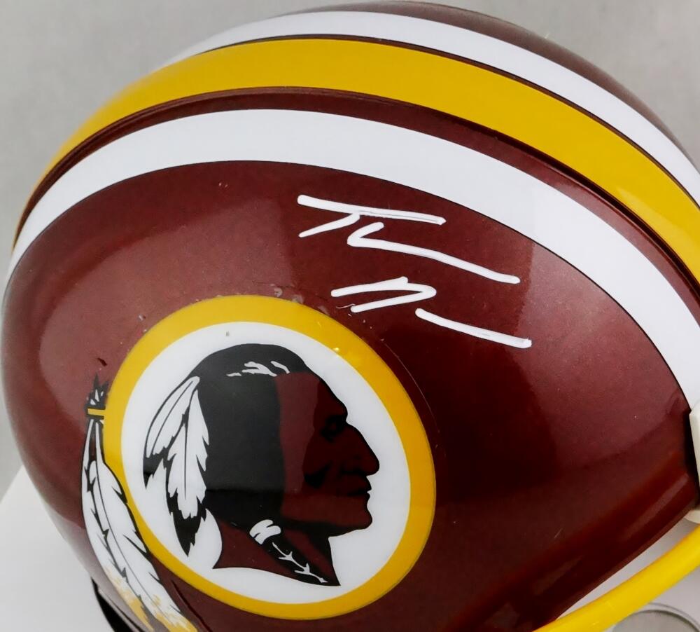 Thaddeus Moss Autographed Washington Redskins Mini Helmet