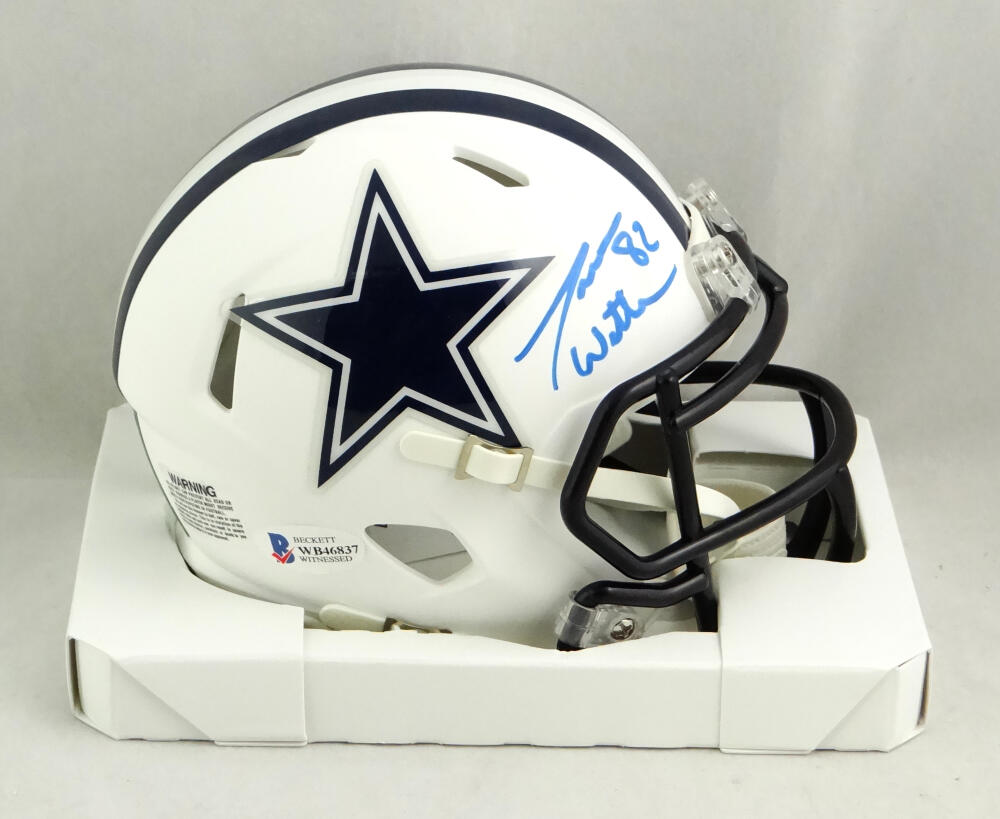 Jason Witten Autographed Signed Dallas Cowboys Flat White Mini