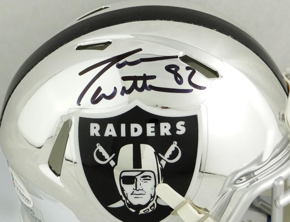 Jason Witten Las Vegas Raiders Signed F/S Chrome Speed Helmet w/Insc ( —  Ultimate Autographs