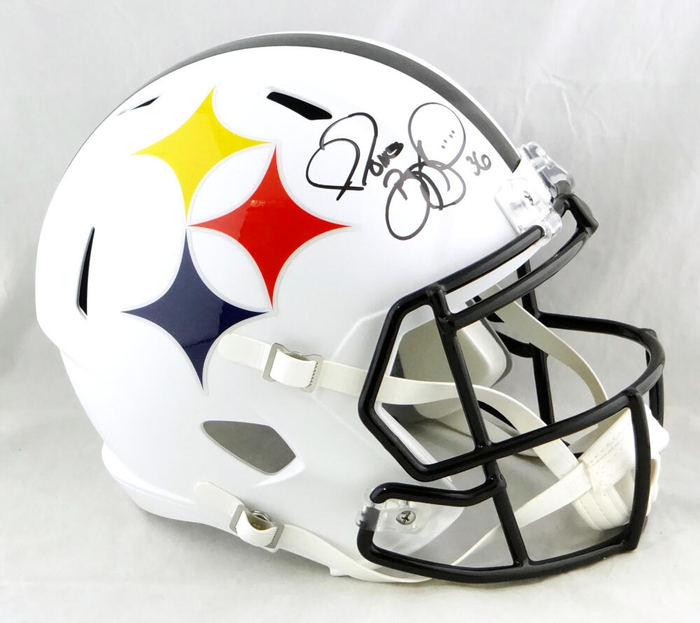 Jerome Bettis Autographed Pittsburgh Steelers F/S AMP Speed Helmet - B –  The Jersey Source