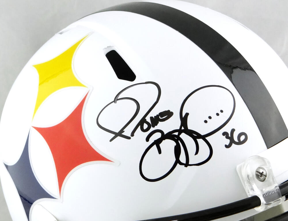 Jerome Bettis Autographed Pittsburgh Steelers F/S AMP Speed Helmet