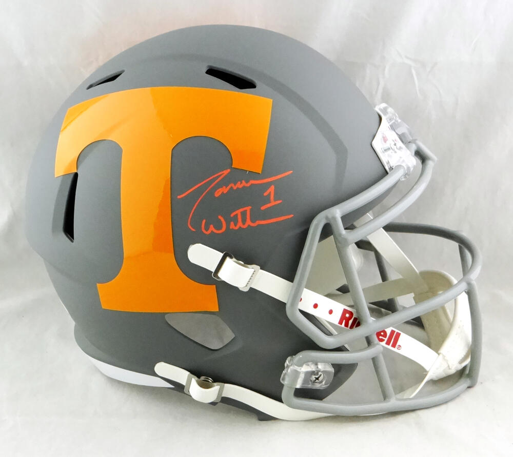 Jason Witten Autographed Tennessee Vols F/S AMP Speed Helmet- Beckett Auth *