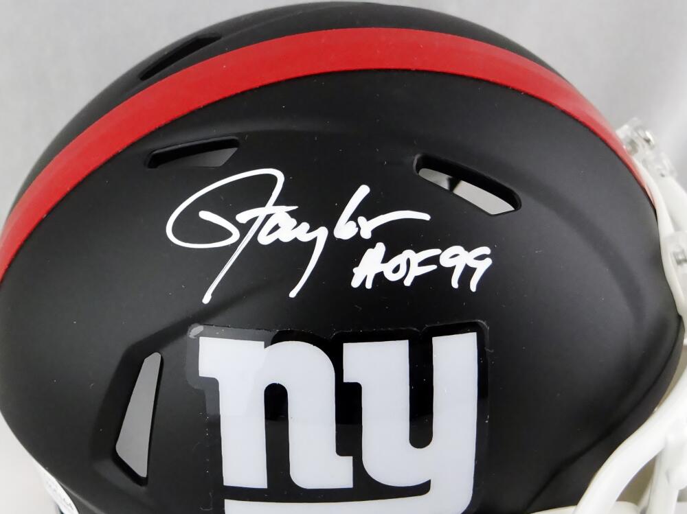 Lawrence Taylor New York Giants Autographed Riddell Flat White