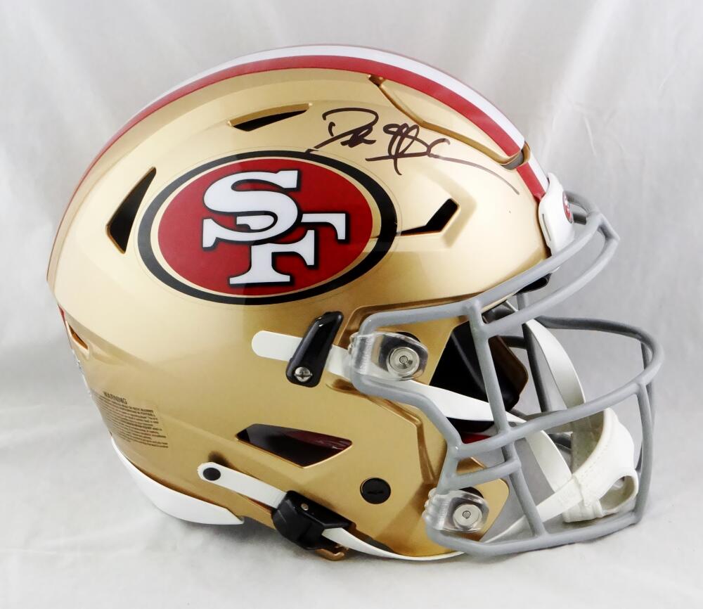 Deion Sanders Autographed San Francisco 49ers F/S Speed Flex Helmet- B –  The Jersey Source