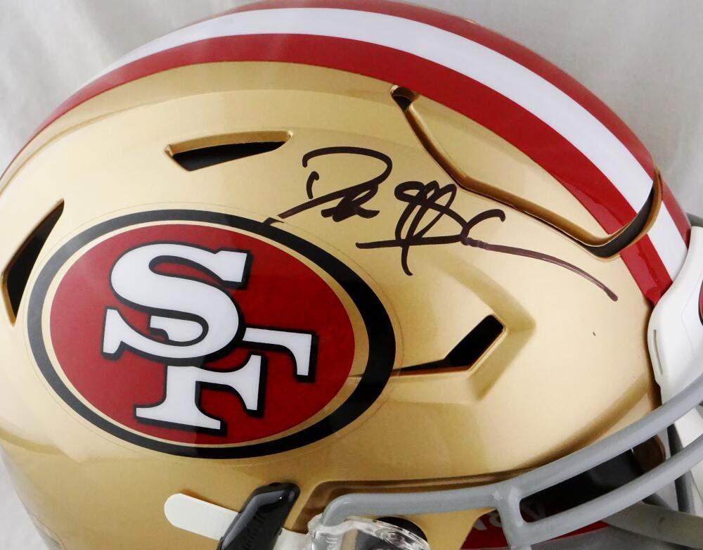 Deion Sanders Autographed San Francisco 49ers F/S Speed Flex Helmet- B –  The Jersey Source