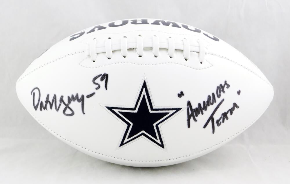 Dat Nguyen Autographed Dallas Cowboys Logo Football w/America's Team-P –  The Jersey Source