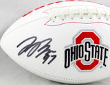 Joey Bosa Autographed Ohio State Buckeyes Logo Football w/ 2014 Nat'l Champs- JSA W Auth