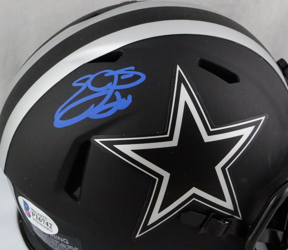 : Emmitt Smith Autographed Dallas Cowboys Eclipse Full