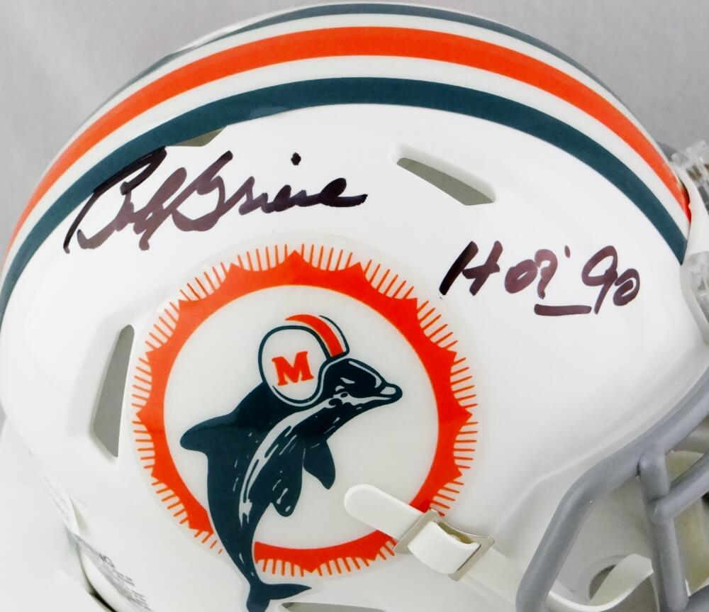 Bob Griese Autographed Miami Dolphins Logo Football w/HOF - JSA W Auth –  The Jersey Source